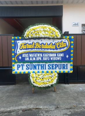 Papan Bunga Duka di Folarora